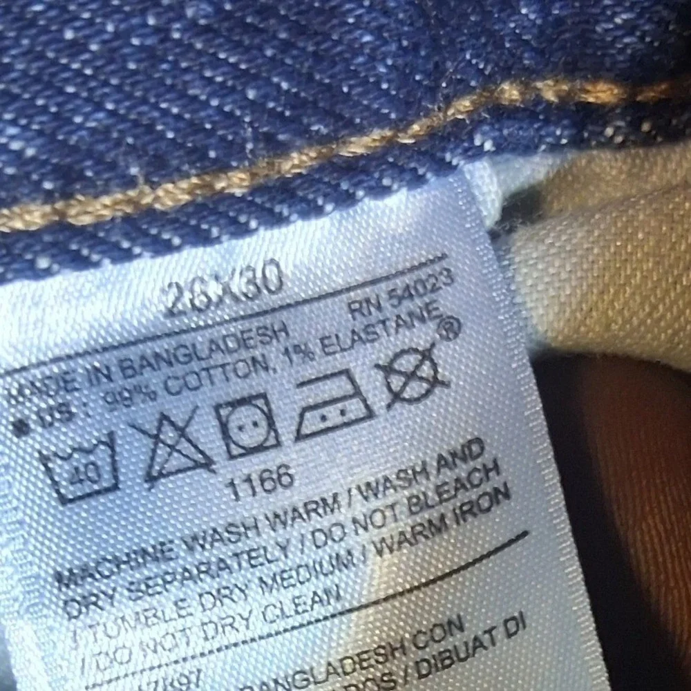 Old Navy Skinny Jeans Mens 28x30 Blue Built-In Tough Flex Medium Wash Denim